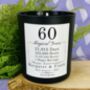 Personalised 60th Magical Years Anniversary Candle, thumbnail 4 of 11