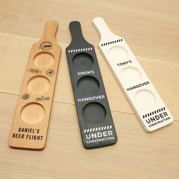 Personalised Wooden Beer Paddle, 3 of 4