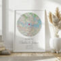 The Place We Got Engaged Personalised Map Print Engagement Gift, thumbnail 2 of 10