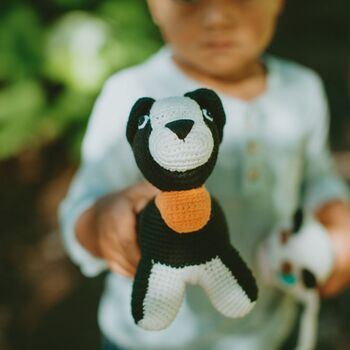 Handmade Sheep Dog Fair Trade Toy, 2 of 3