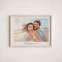 Personalised 1st Anniversary Gift For Her – Custom Hand Drawn Watercolour Couple Portrait From Photo, thumbnail 1 of 12