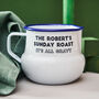 Personalised Enamel Gravy Jug, thumbnail 3 of 3