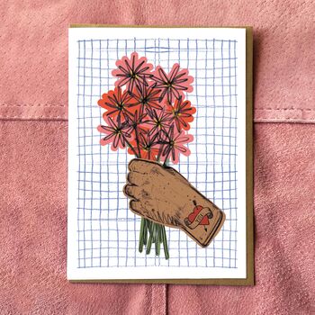 Flower Bouquet Card, 2 of 4