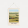 High Weald Aonb Travel Poster Art Print, thumbnail 6 of 8