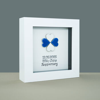 Personalised 20th China Anniversary Frame Gift, 2 of 5