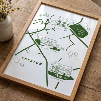 Personalised Our Favourite Places/Map Poster, 11 of 12