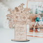Wooden Mother's Day Card 'Bouquet', thumbnail 2 of 2