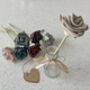 Handmade 18th Porcelain 20th China Rose In Vase, thumbnail 8 of 8