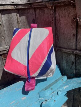 Little Upcycled Sailcloth Wash Bag, 4 of 5