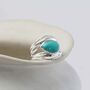 Sterling Silver Turquoise Ring, thumbnail 3 of 7