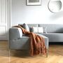 Marble Terracotta Red Throw, thumbnail 1 of 3