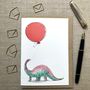 Personalised Dinosaur Birthday Card, thumbnail 2 of 6
