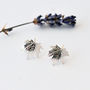 Maple Leaf Earrings In Sterling Silver, thumbnail 2 of 12