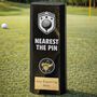 Personalised Nearest The Pin Golf Trophy – Black Column Award, thumbnail 1 of 2