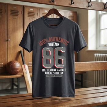 'Authentic Vintage 1986' 40th Birthday Gift T Shirt, 2 of 11