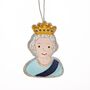 Personalised Queen Beaded Bauble, thumbnail 3 of 4