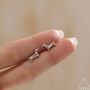 Sterling Silver Sausage Dog Stud Earrings, thumbnail 1 of 12