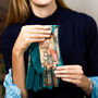 Art Print Suede Stretchy Touchscreen Gloves, thumbnail 9 of 11