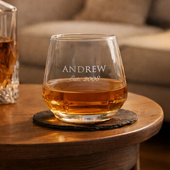 Gifts For Men Engraved Whisky Glass For Him, 2 of 5