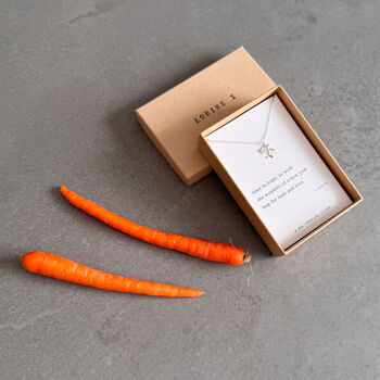 New Year Sterling Silver Rabbit Haiku Necklace, 7 of 11