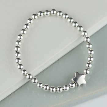 Tess Children's Silver Star Bracelet, 2 of 4