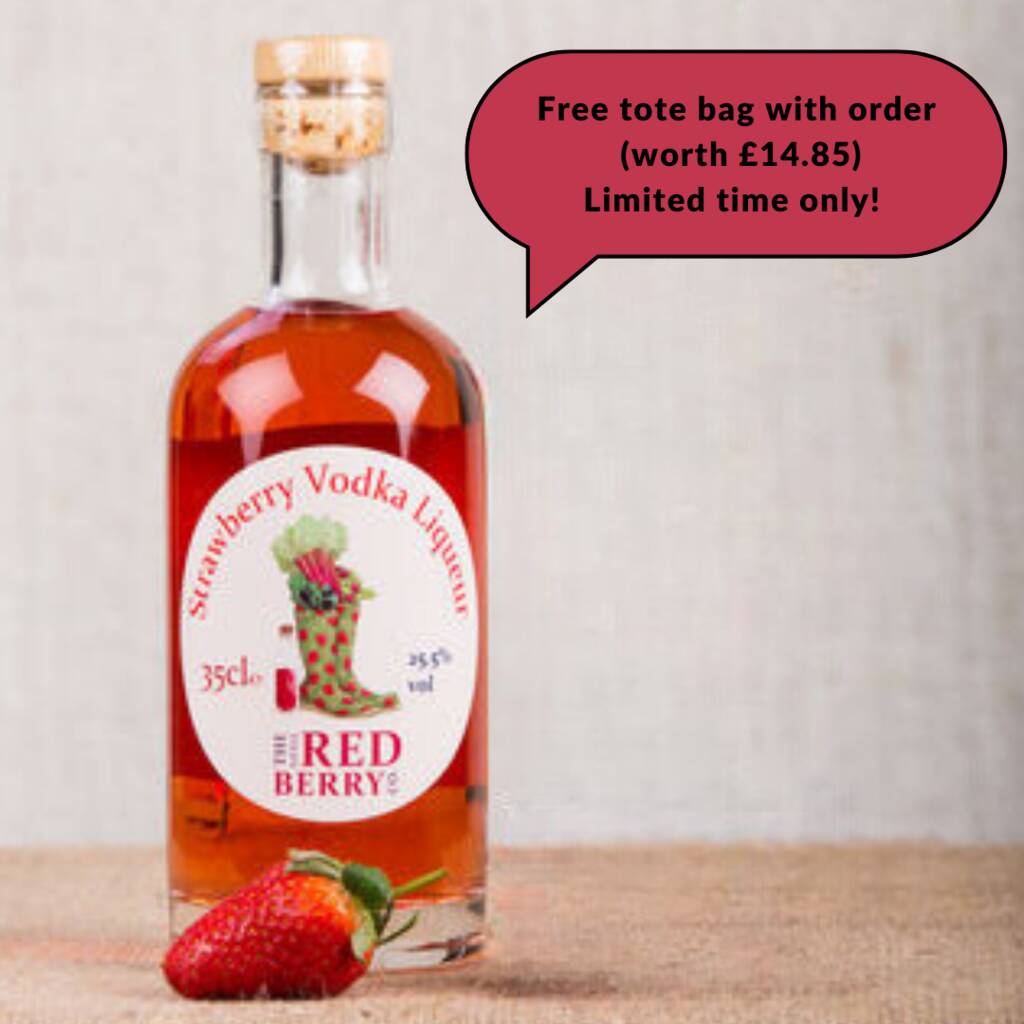 Yorkshire Strawberry Vodka Liqueur, 1 of 7