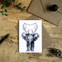 Festive Animals Assorted Christmas Card Pack, thumbnail 4 of 7