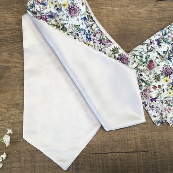 Liberty Wildflower Cravat And Pocket Square Set For Men And Boys, 3 of 6