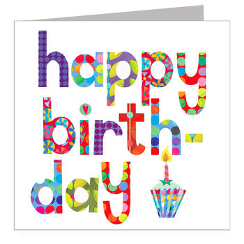 Sparkly Birthday Card By Kali Stileman Publishing | notonthehighstreet.com