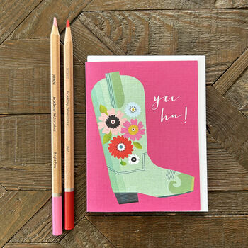 Mini Cowboy Boots Card, 4 of 4
