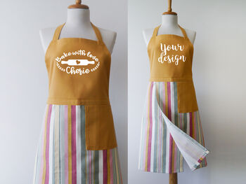 Personalised Quality Cotton Apron, 8 of 12