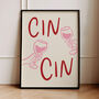 Cin Cin Illustrated Art Prints, thumbnail 6 of 6