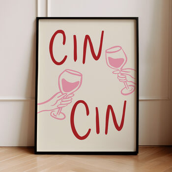 Cin Cin Illustrated Art Prints, 6 of 6