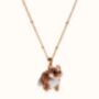 Red Fox Charm Necklace, thumbnail 1 of 3