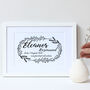 Personalised New Baby Vintage Framed Print, thumbnail 4 of 7