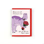 Roses Are Red Dinosaurs Valentine's Day Card, thumbnail 1 of 2