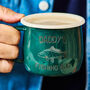 Coloured Enamel Personalised Fishing Mug, thumbnail 1 of 4