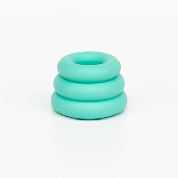 Triple O Candleholder: Mint, 2 of 4