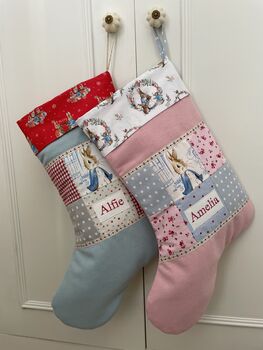 Patchwork Christmas Stocking, 6 of 6
