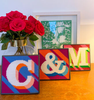 Couples Initial Tapestry Kit, 5 of 12