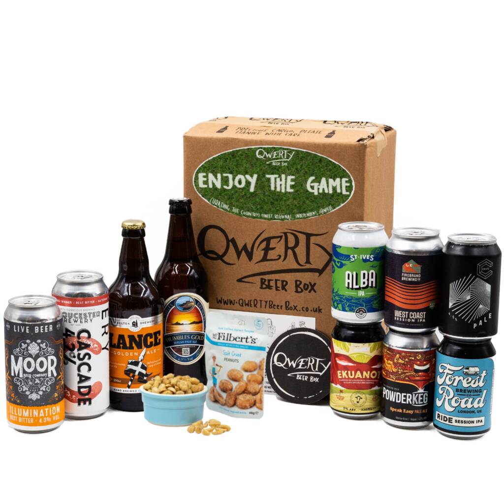 Premium Ipa / Pale Ale Craft Beer Hamper By QWERTY Beer Box ...