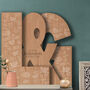 Personalised Wooden Letter Guest Book, thumbnail 3 of 7