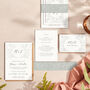 Elegant Floral Wedding Invitation, thumbnail 1 of 5