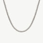 0.1cm,0.3cm Or 0.4cm Men’s Twisted Chain Necklace In Gold Or Silver, Christmas Jewellery Gift, thumbnail 8 of 11