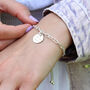 Personalised Sterling Silver Charm Slider Bracelet, thumbnail 1 of 7