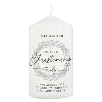 Personalised Christening Candle, 3 of 3