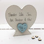 Mother's Day Personalised Wooden Heart For Nannie, thumbnail 4 of 6