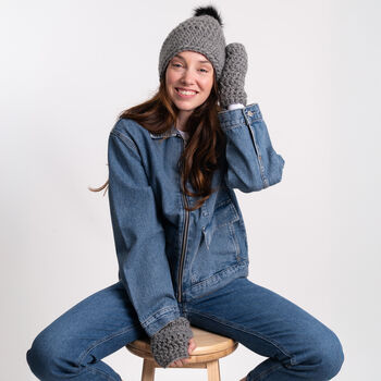 Hat And Gloves Easy Crochet Kit, 5 of 10