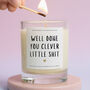 Funny Congratulations Gift Well Done Graduation Exams Candle, thumbnail 1 of 6