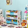 Toy Fabrics Boxes Storage Shelf Unit With Handles, thumbnail 1 of 7